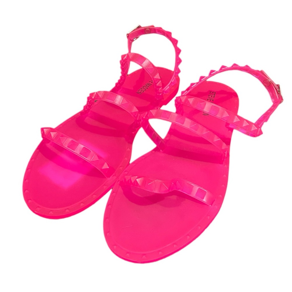 Steve Madden Neon Pink Sandals